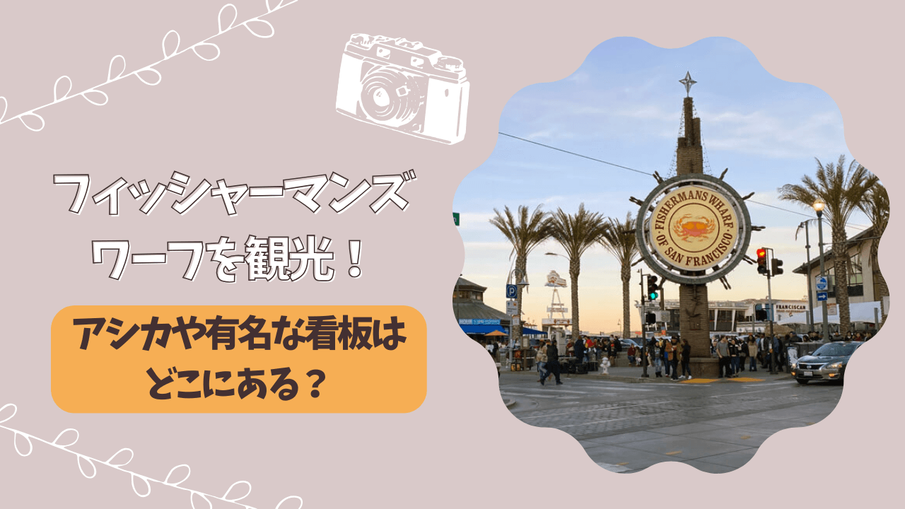 SFフィッシャーマンズワーフを観光！アシカや有名な看板はどこにある？