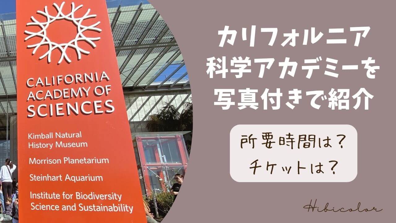 カリフォルニア科学アカデミーを写真付きで紹介｜所要時間は？チケットは？